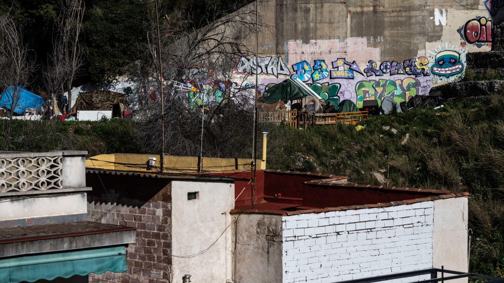 Assentament a la Plaça Karl Marx, entre els districtes d'Horta-Guinardó i Nou Barris