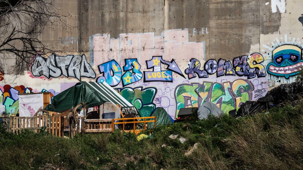 Assentament a la Plaça Karl Marx, entre els districtes d'Horta-Guinardó i Nou Barris