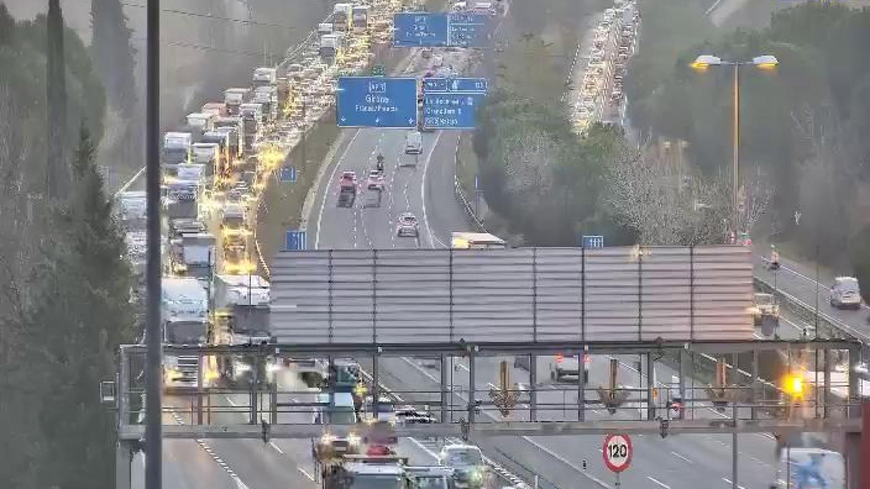 Accidente en la AP-7