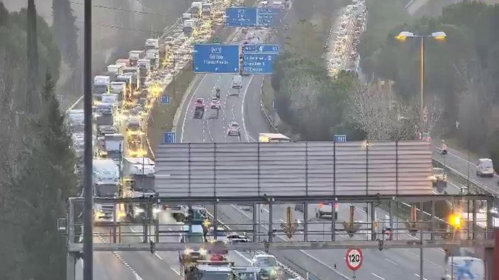 Accidente en la AP-7