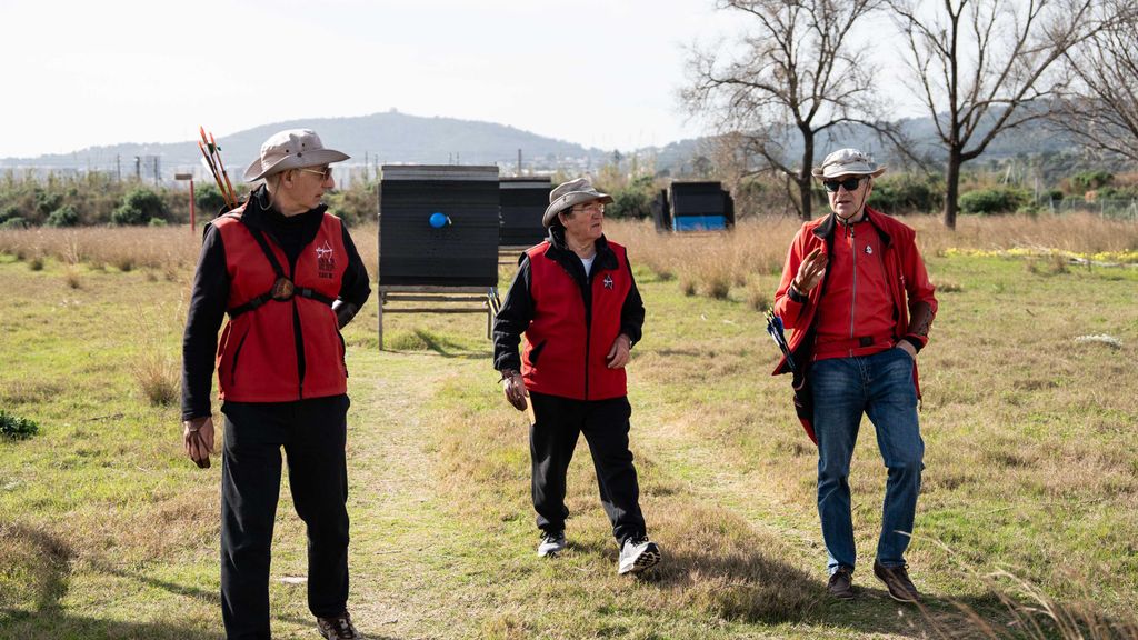 Tiradors al camp de tir a Sant Joan Despí