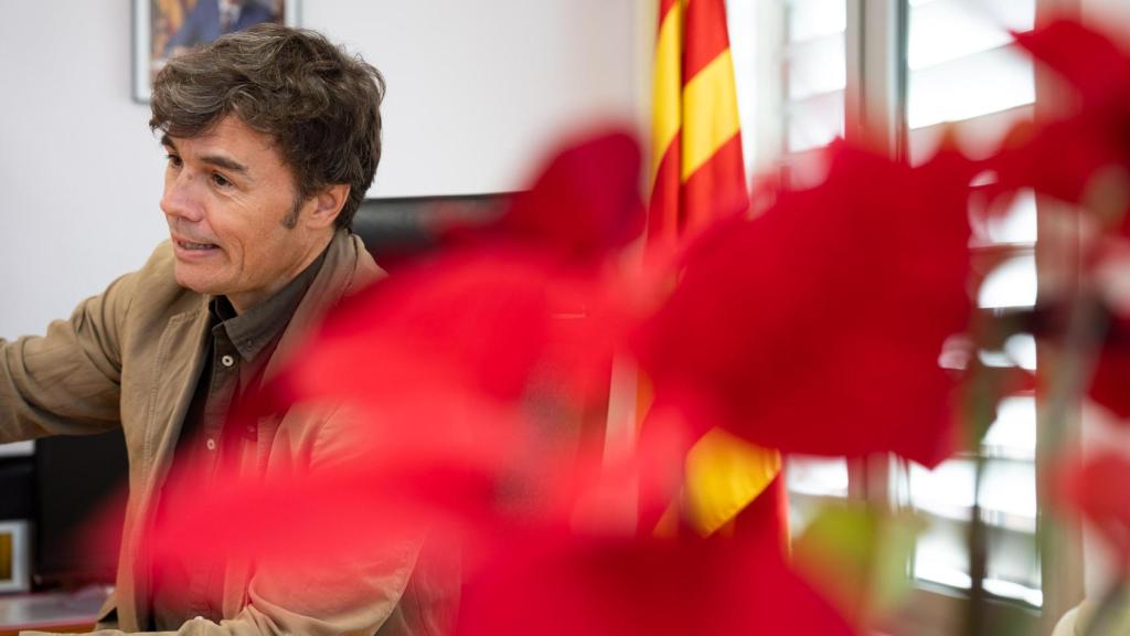 Joan Basagañas, alcalde de Sant Just Desvern, en la entrevista con Metrópoli
