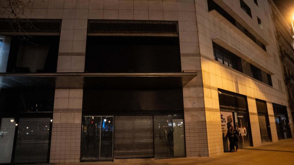 Local vacío de la antigua tienda FNAC en El Triangle de Barcelona