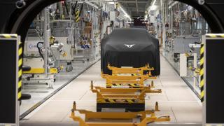 Un coche Cupra en la planta de Martorell (Barcelona) de Seat y Cupra