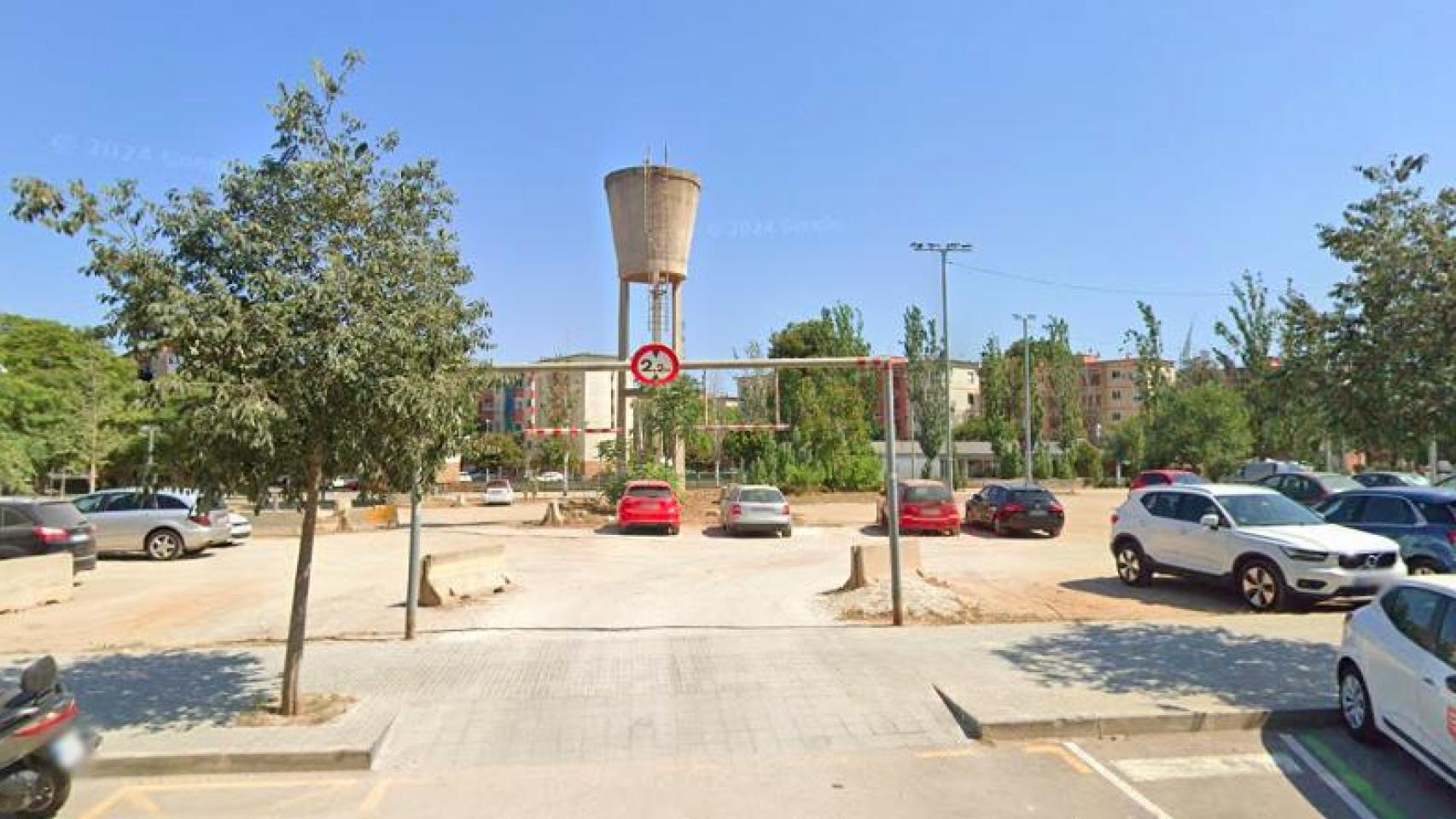 El terreno donde se van a ubicar la futura residencia de mayores de Viladecans
