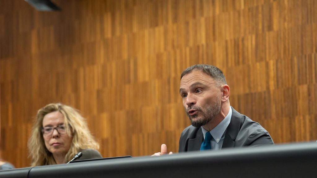 El fiscal Félix Martín i la fiscal en cap de Barcelona, Neus Pujal