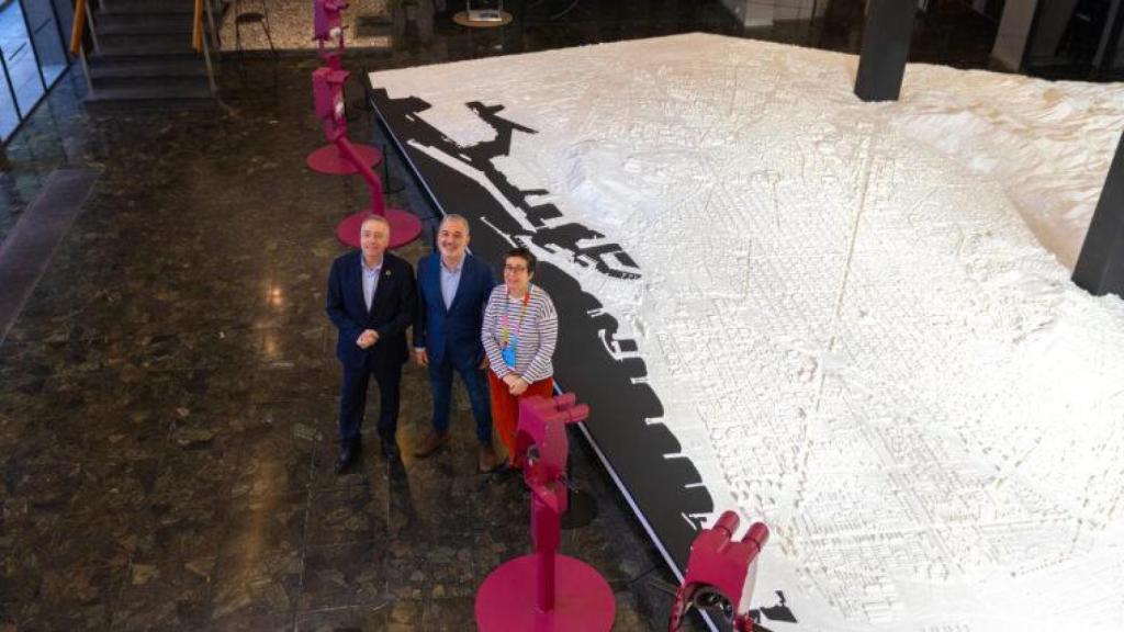 Así es la nueva maqueta gigante de Barcelona de 84 m2