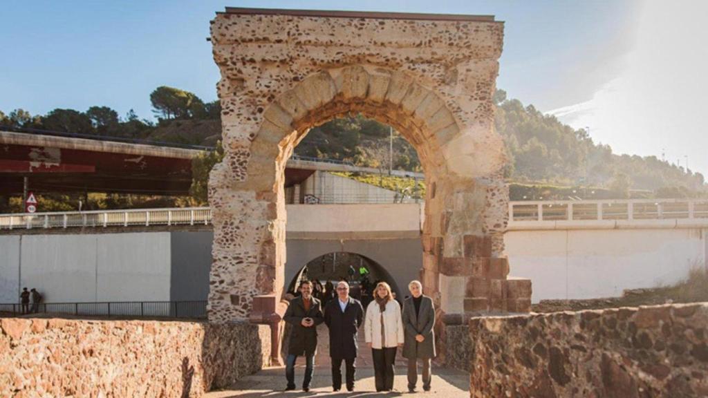 Acte inaugural de la restauració de l'arc romà del Pont del Diable de Martorell-Castellbisbal