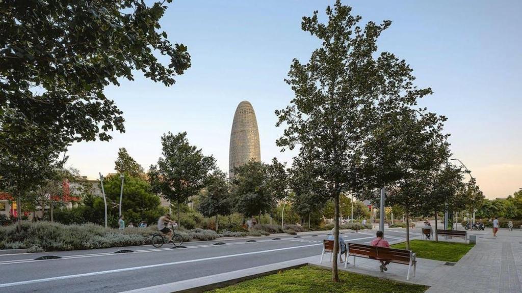 Un ciclomotor en Barcelona en una imagen de archivo