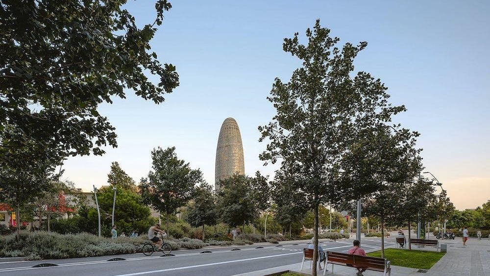 L'avinguda Meridiana en una imatge d'arxiu