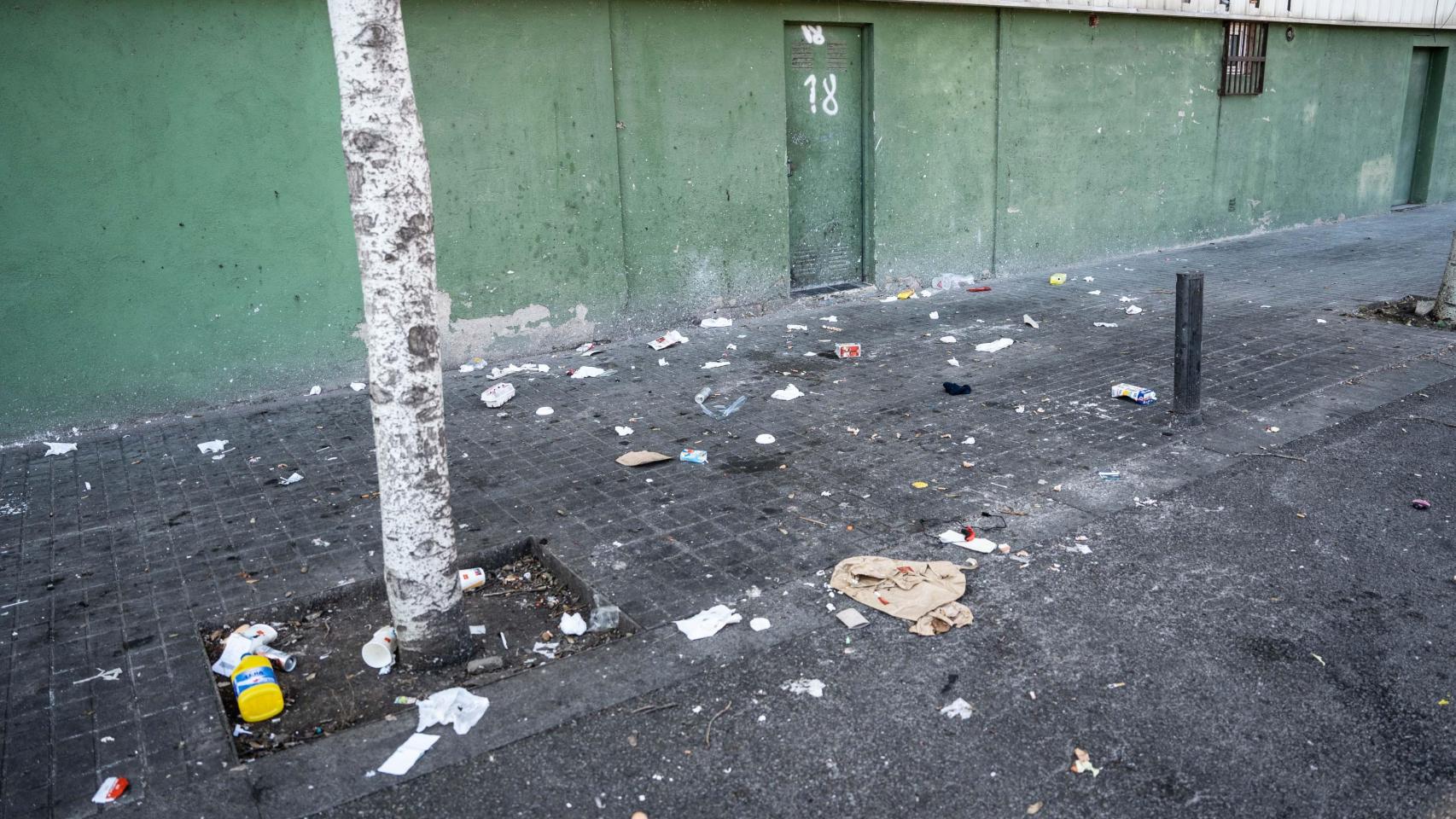 La calle Estrelles del barrio de La Mina