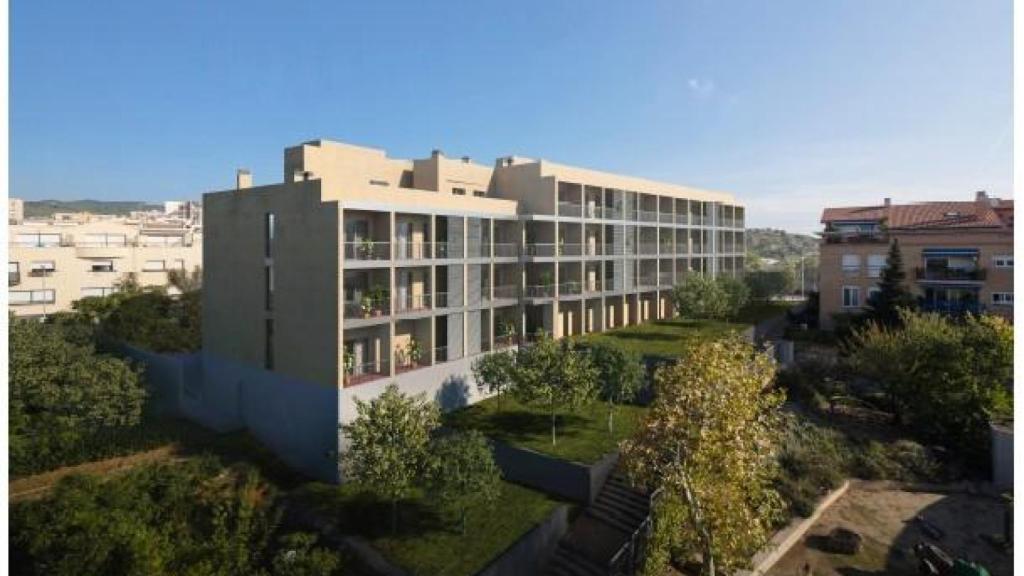 Render de la nova promoció d'habitatges a El Masnou