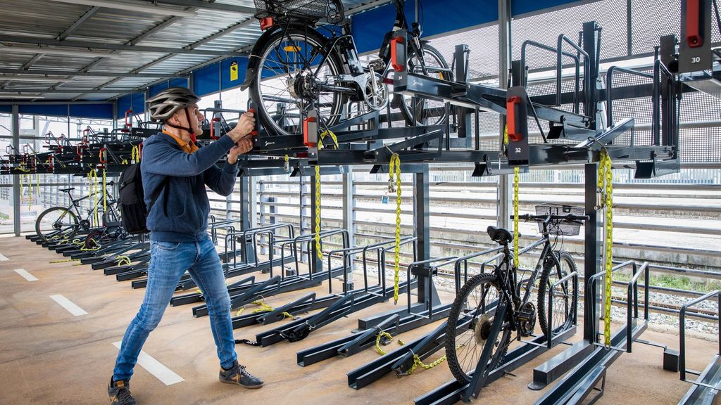 Aparcament per a bicicletes a El Prat