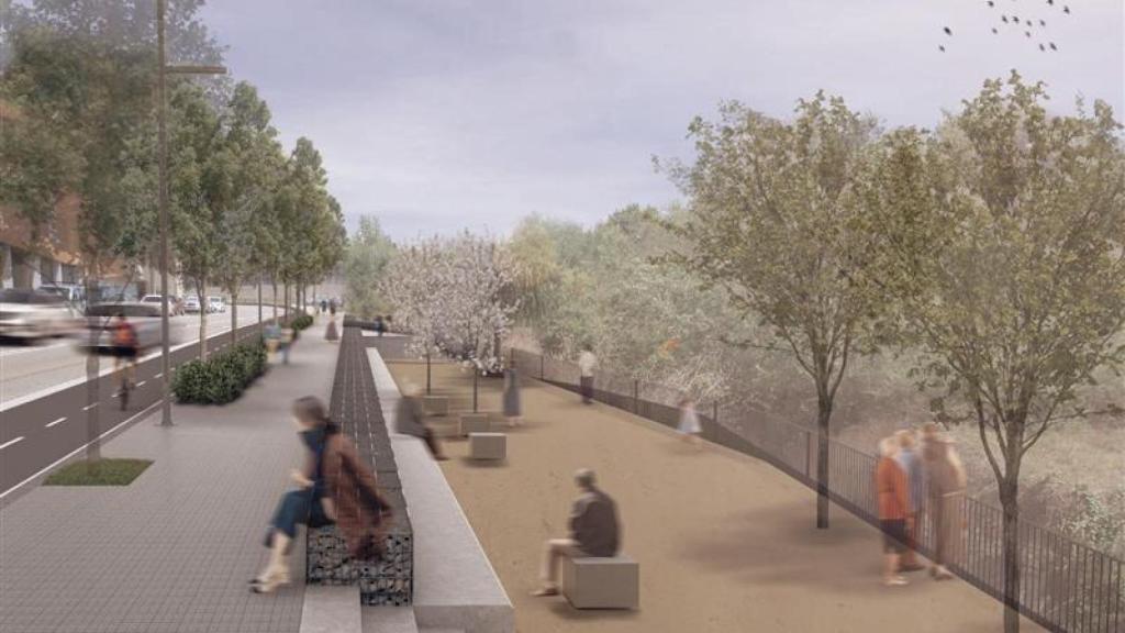 Render de la transformació del barri de Pomar a Badalona