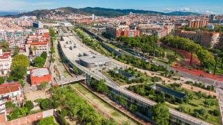 Render del futuro 'pulmón verde' de Sant Martí