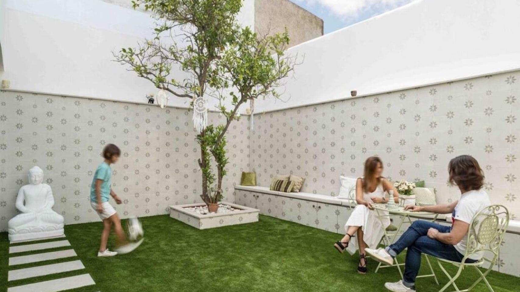 Terraza reformada