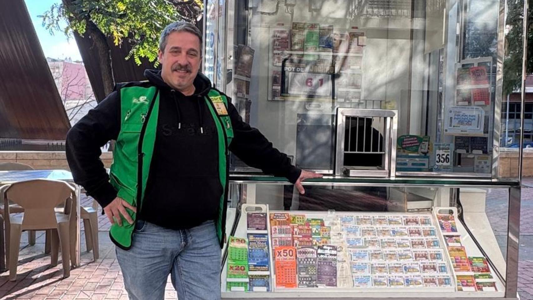 Julián, el vendedor de la ONCE que repartió 1,5 millones de euros en Barcelona