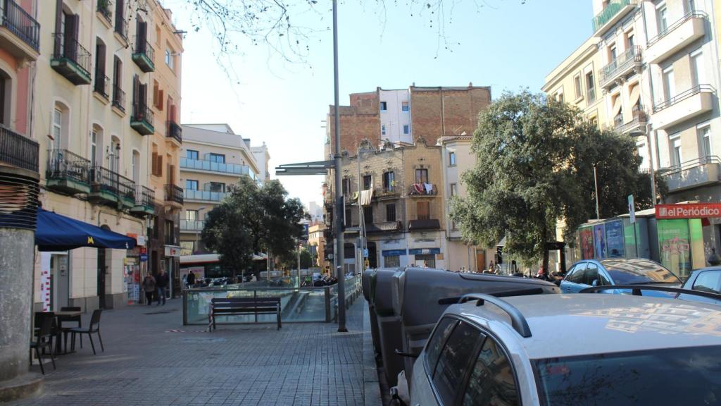 Calle Vilardell, donde se encuentra la guardería El Cau, en Barcelona