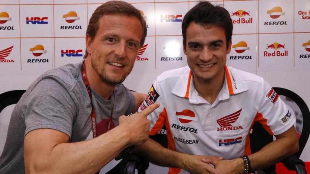 Els expilots Sete Gibernau i Dani Pedrosa