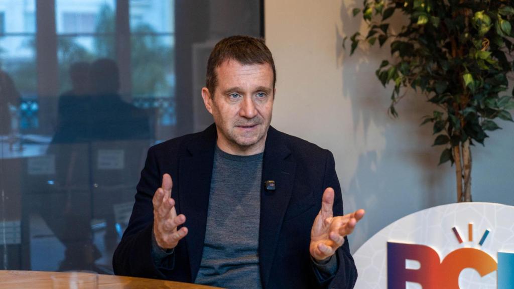Miquel Martí, CEO de Tech Barcelona, durante la entrevista con 'Metrópoli'
