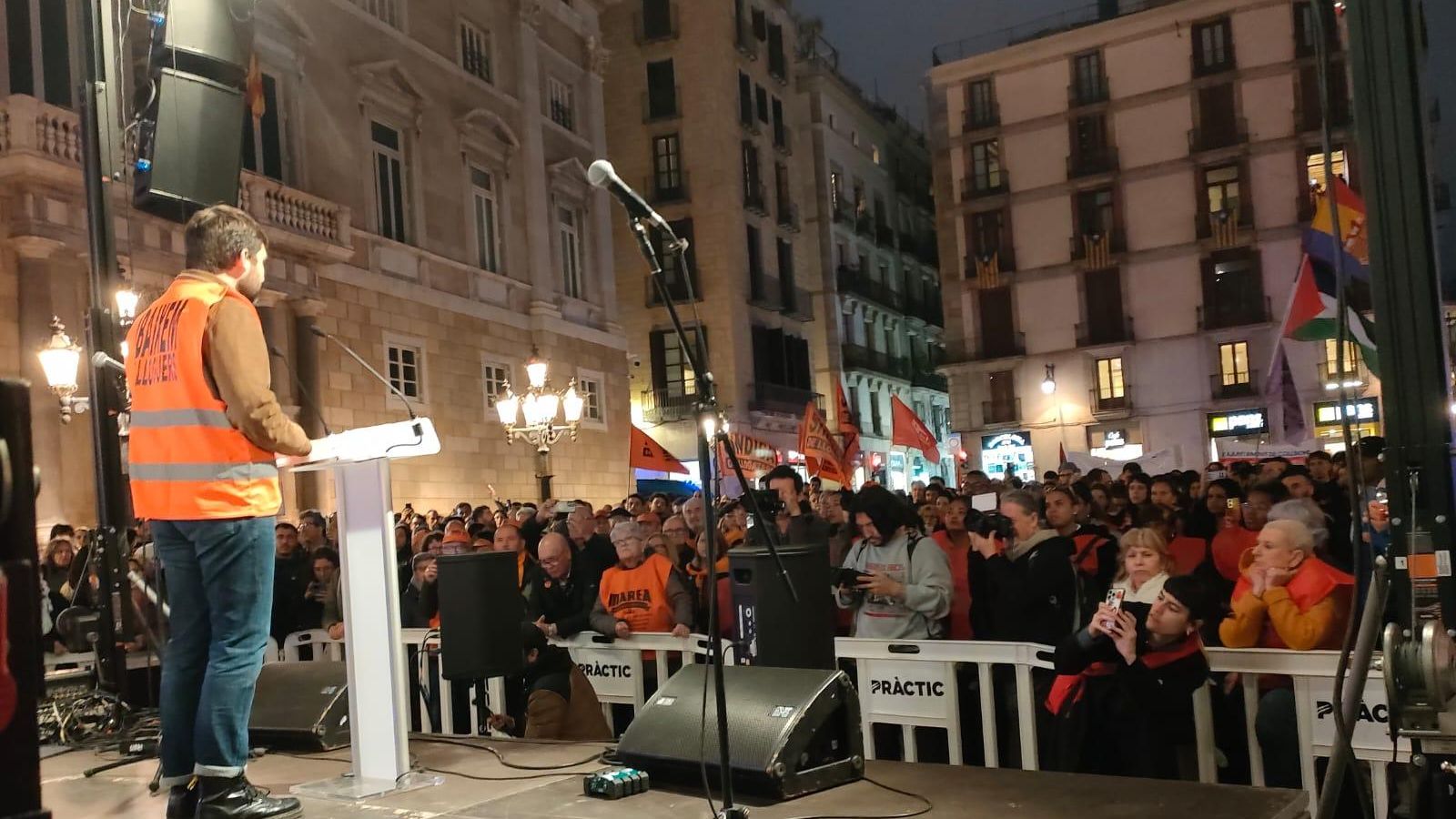 Más de 1.000 concentrados en Barcelona para reclamar políticas de vivienda