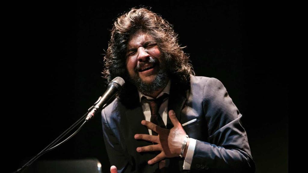 El cantaor Rancapino a l'edició de 2024 del festival Flamenc-ON