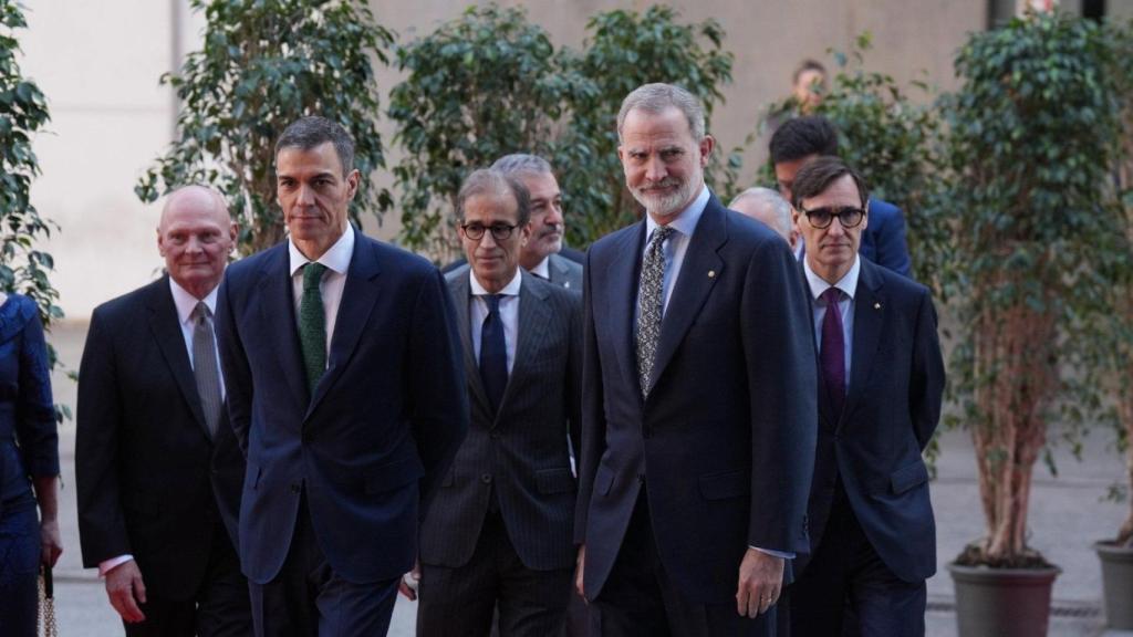 El Rei a la seva arribada al MWC 2026