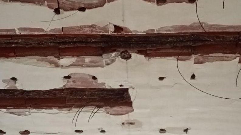 Estat del sostre de l'edifici