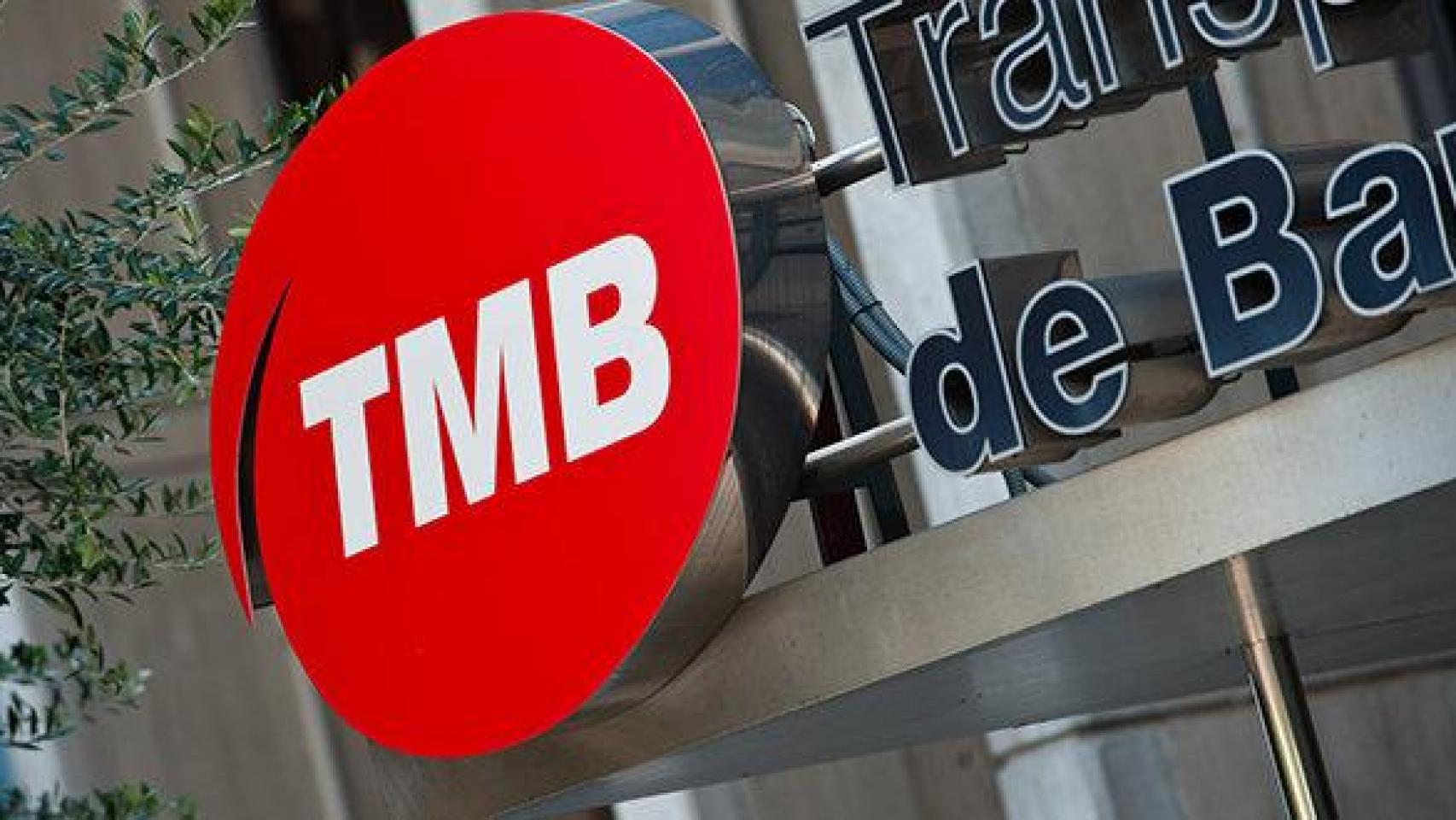 El  logo de TMB en una imagen de archivo