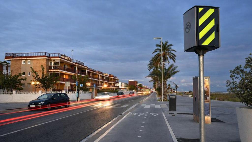 Ràdar al passeig Marítim de Castelldefels