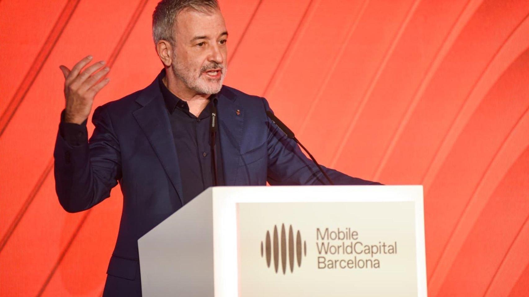 El alcalde de Barcelona, Jaume Collboni, en el Mobile Lunch 2026 organizado por Mobile World Capital (MWCapital) Barcelona, como previa del Mobile World Congress (MWC)