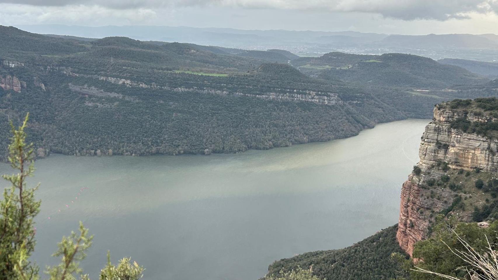 Estado actual del pantano de Sau
