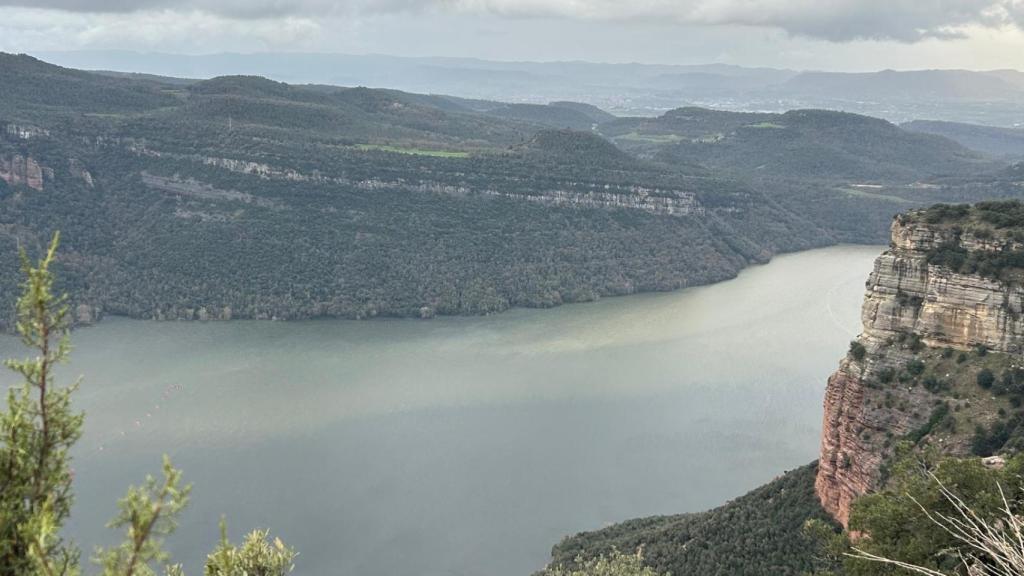 Estado actual del pantano de Sau