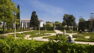 Unos jardines en Montjuïc