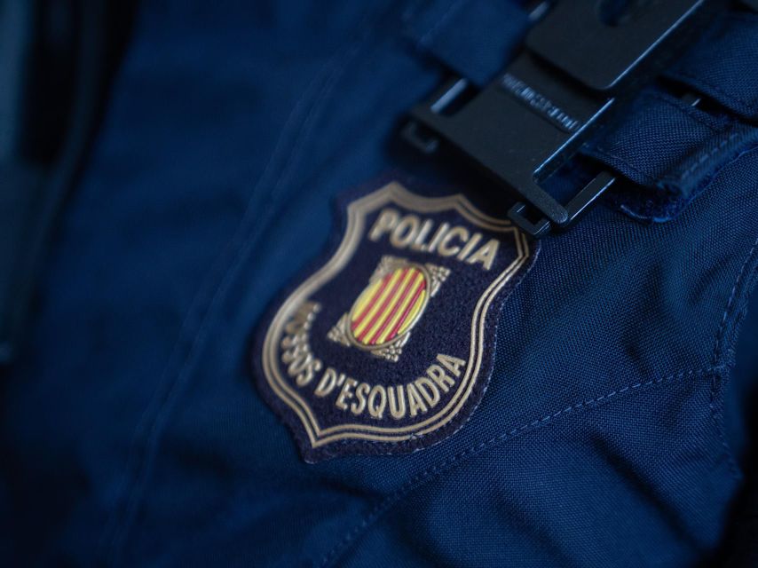 Escut dels Mossos d'Esquadra en una imatge d'arxiu