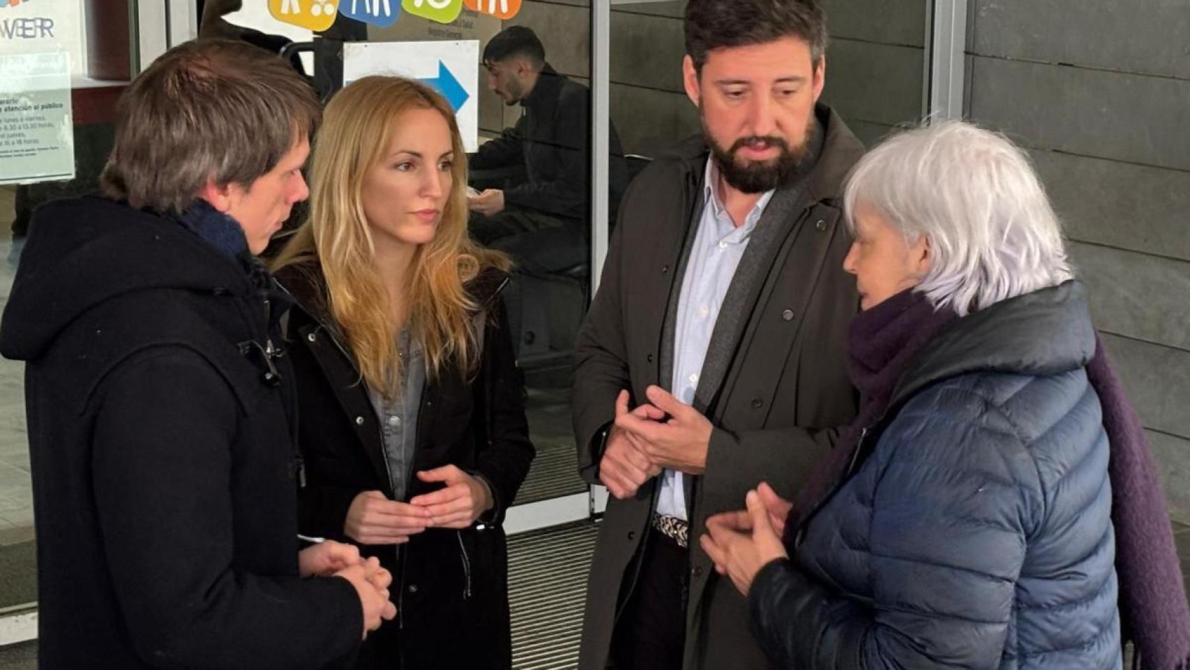 Los representantes de la oposición política de Badalona