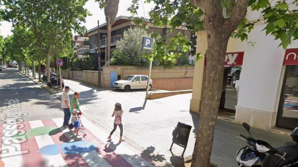 L'entrada al pàrquing de Can Ricart en una imatge d'arxiu