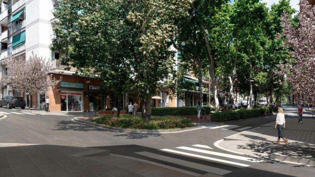 Render de les obres del barri de La Prosperitat