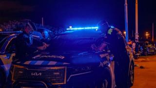 Agentes de la Guardia Urbana de Barcelona en un operativo