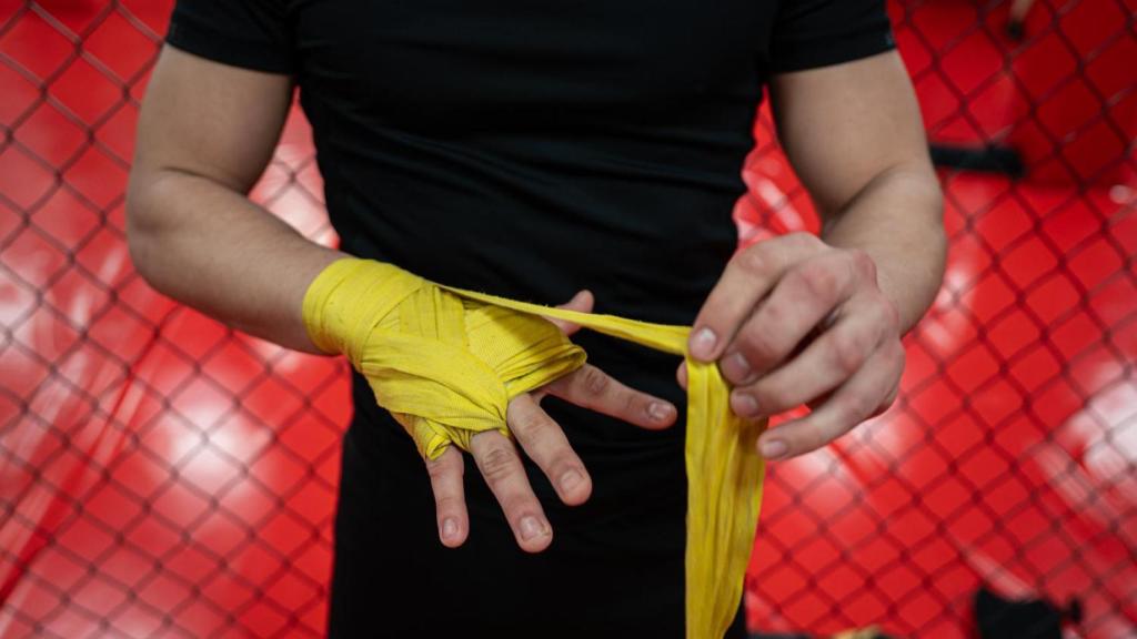 Rodrigo Rivoin, luchador de MMA durante su entrevista con Metrópoli