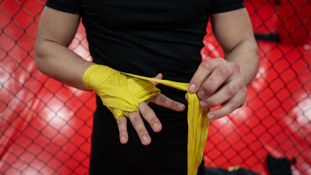 Rodrigo Rivoin, lluitador de MMA durant la seva entrevista amb Metròpoli