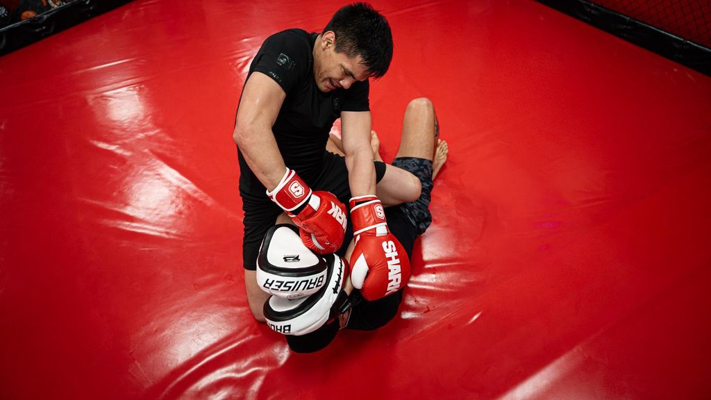 Rodrigo Rivoin, lluitador de MMA, durant la seva entrevista amb Metròpoli