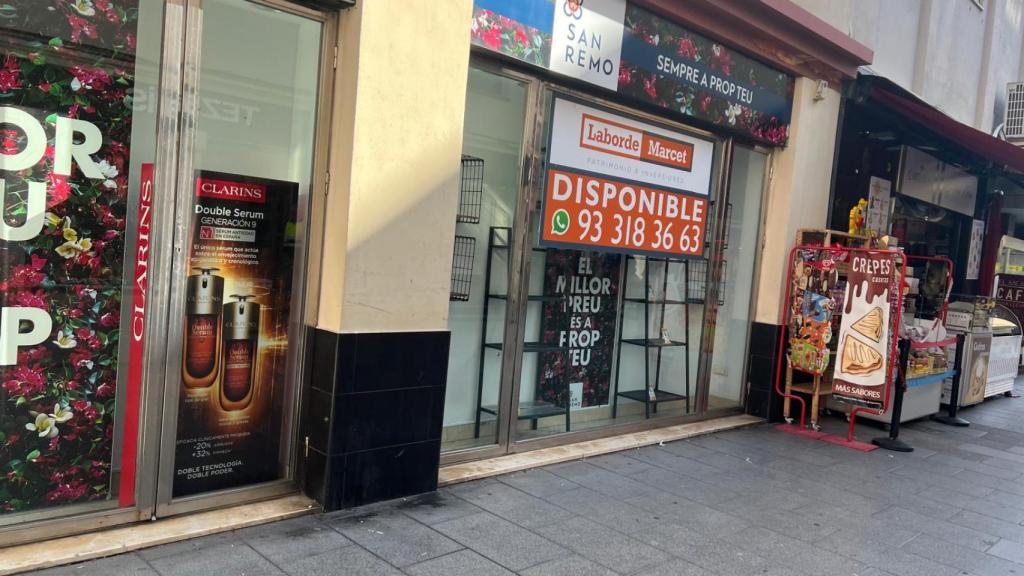 Una botiga de Perfumeries San Remo