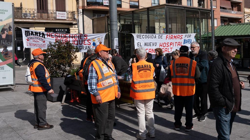 Manifestants a Collblanc