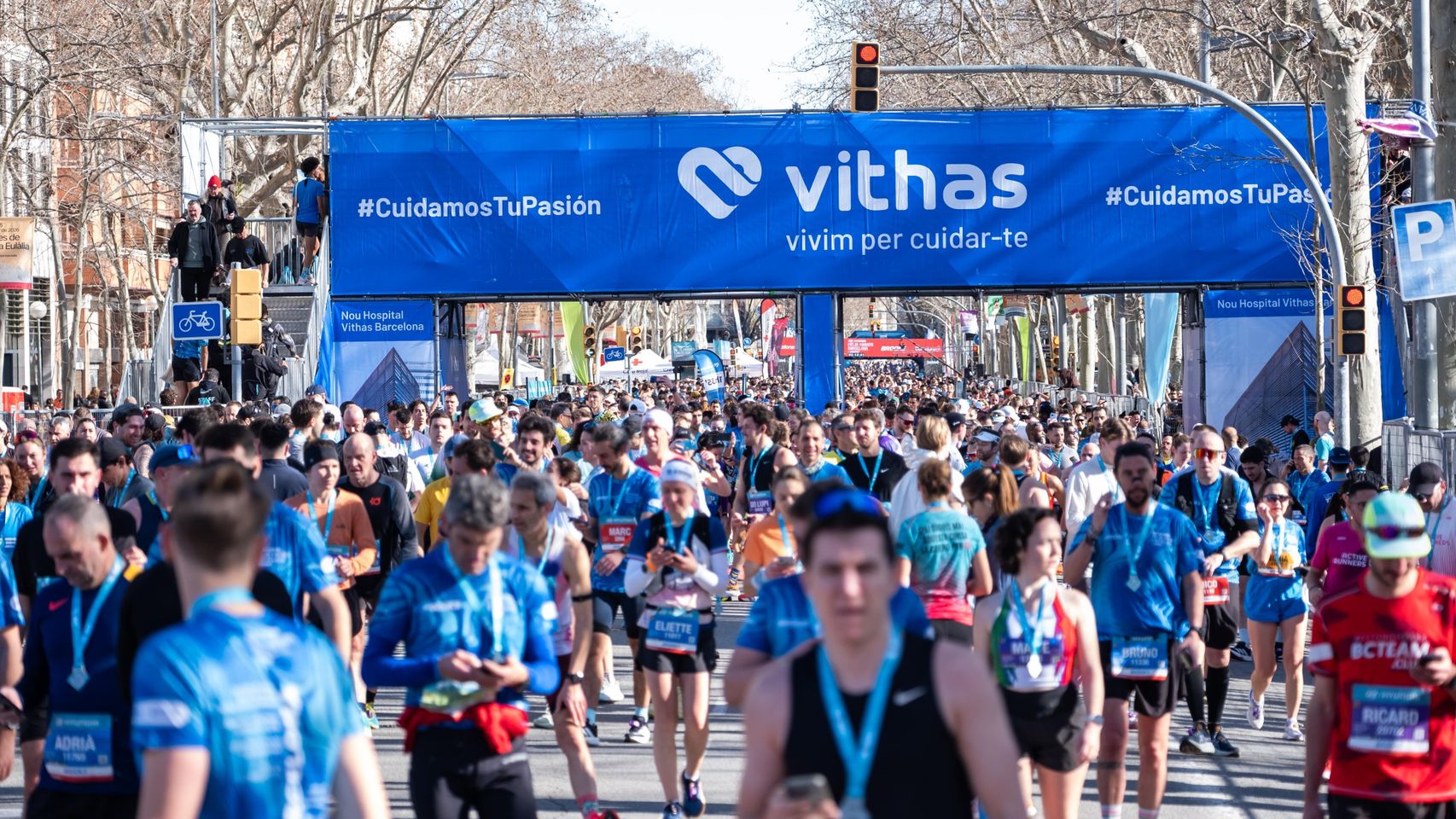Corredores en una maratón de Vithas