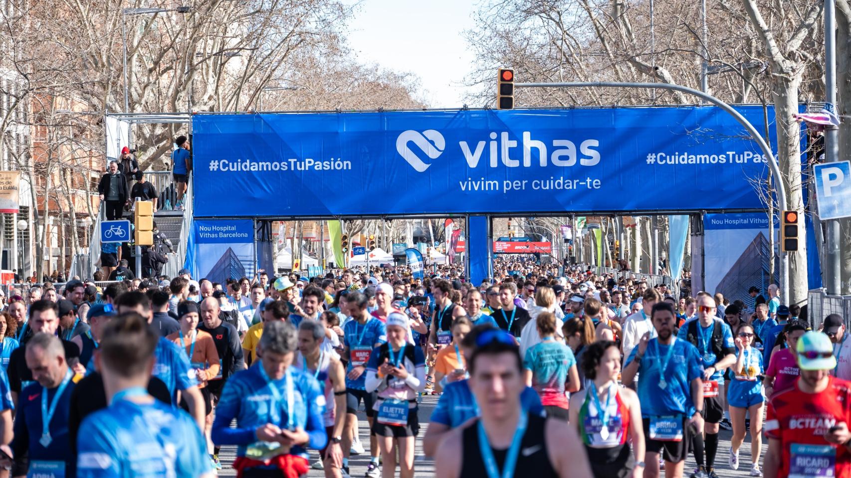 Corredores en una maratón de Vithas