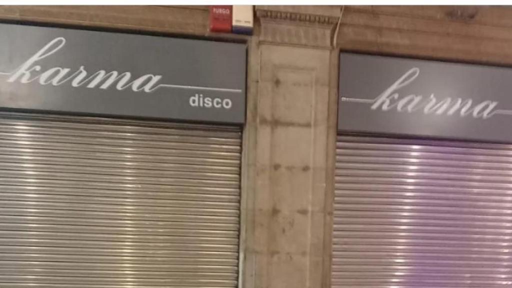 El exterior de la discoteca Karma de la plaza Reial