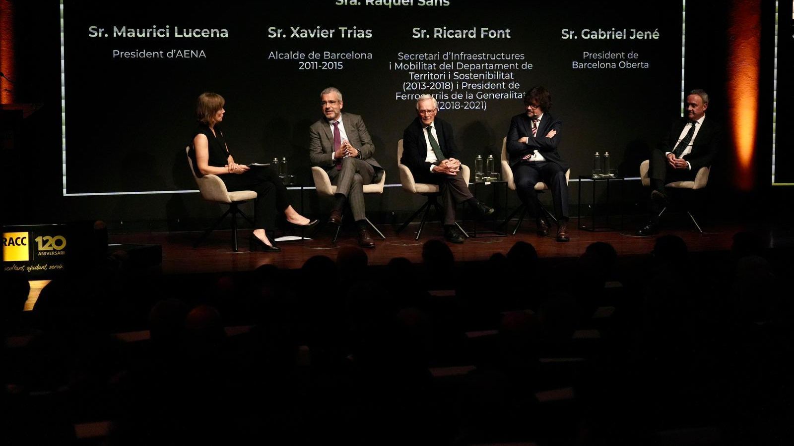 Debate sobre la movilidad de la Gran Barcelona en el 120 aniversario del RACC