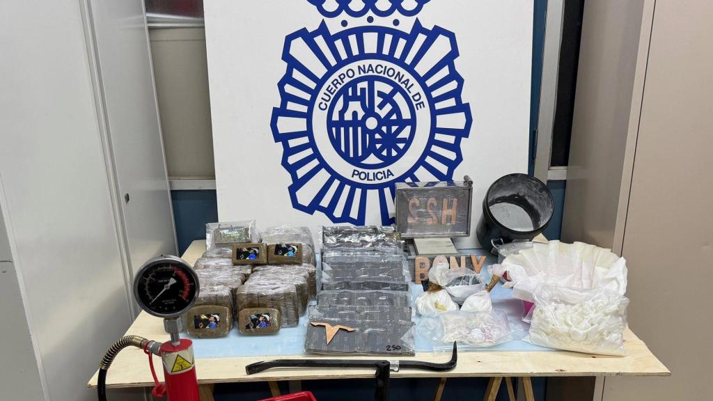 Cocaína hallada en un local comercial de Barcelona
