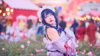 Mujer disfrazada en una edición anterior del Sakura Fest en Gavà